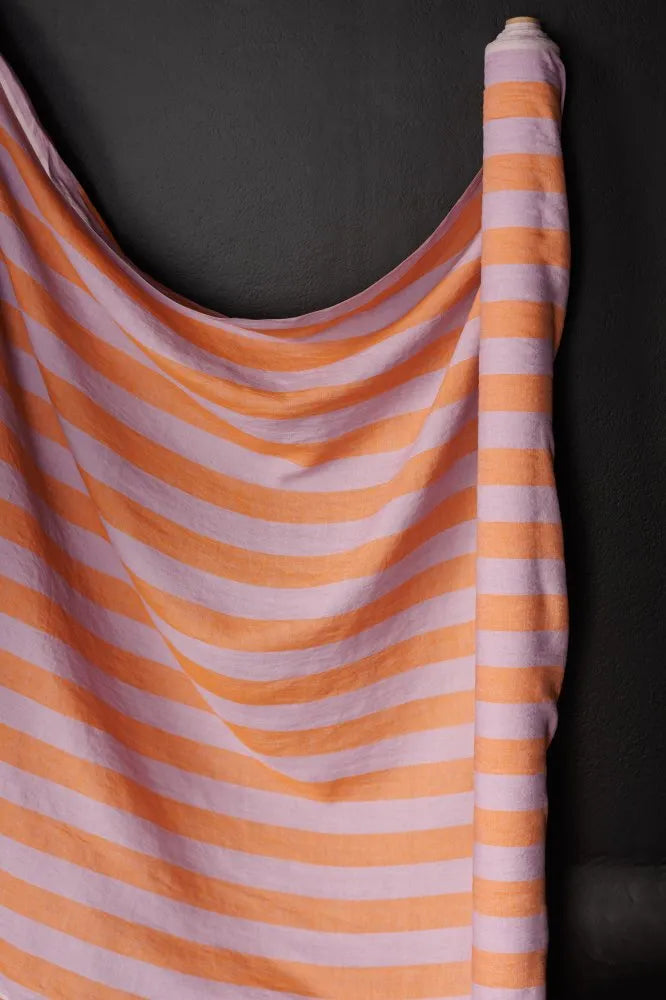 Merchant & Mills - European Laundered Linen - Sugar Cookie Stripe
