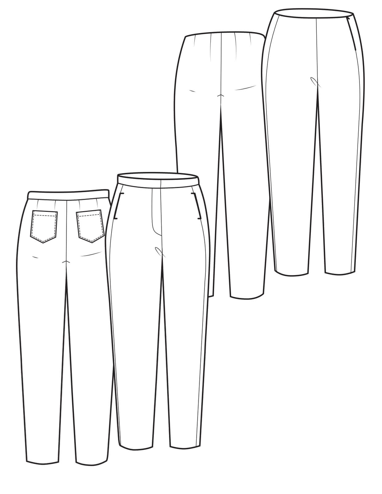 PDF Pattern - Classic Trouser | The Makers Atelier