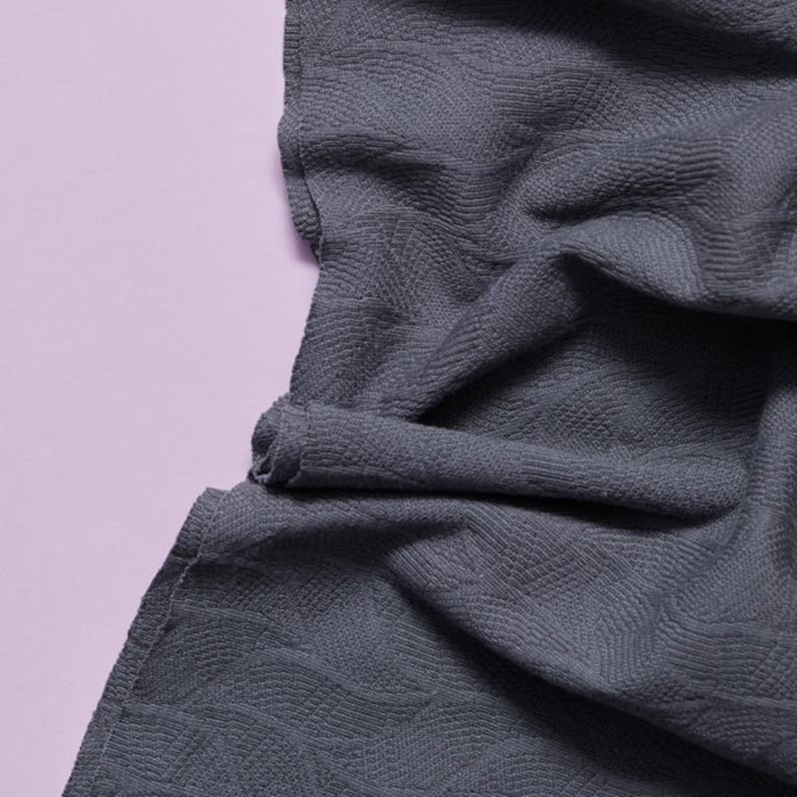 Mind the Maker - Organic Leaf Jacquard - Calm Grey