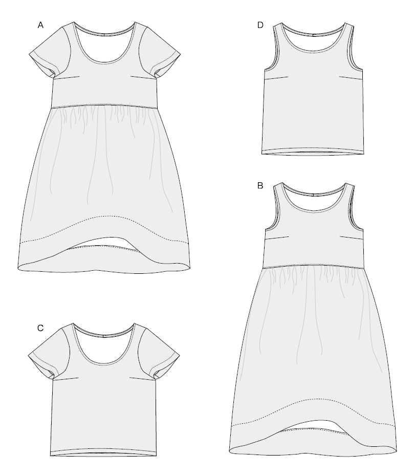 PDF Pattern - Demeter Dress & Top | Anna Allen Clothing