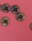 Classic 4 Hole Buttons - Chestnut