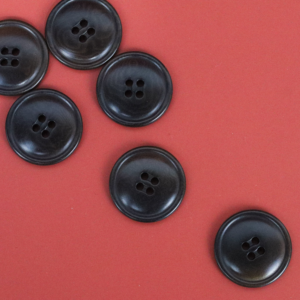 Classic 4 Hole Buttons - Chocolate