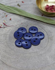 Atelier Brunette - Classic Shine Buttons - Cobalt - 15mm