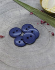 Atelier Brunette - Classic Shine Buttons - Cobalt - 15mm