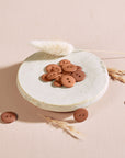 Atelier Brunette - Classic Shine Buttons - Pecan Pie