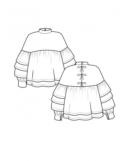 PDF Pattern - Coeli Blouse | Pauline Alice