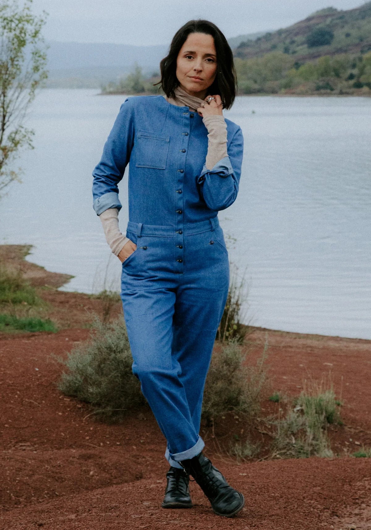 Vipère Jumpsuit Dress - Sewing Pattern | Maison Fauve