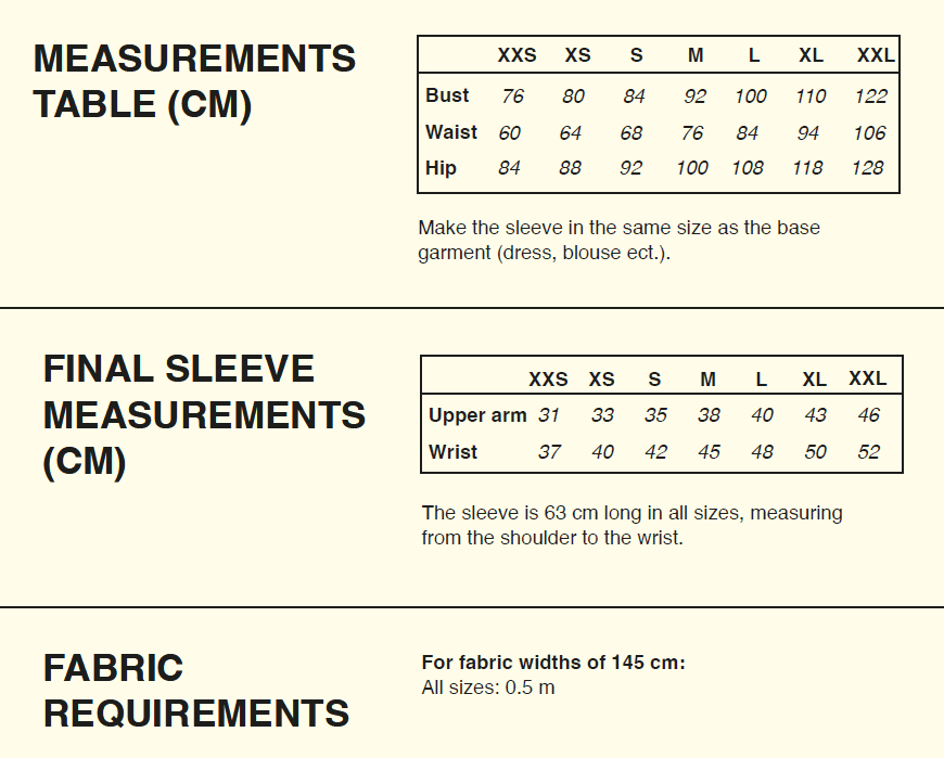 PDF Pattern - Tie Waist Blouse x Cone Sleeves | Puff and Pencil