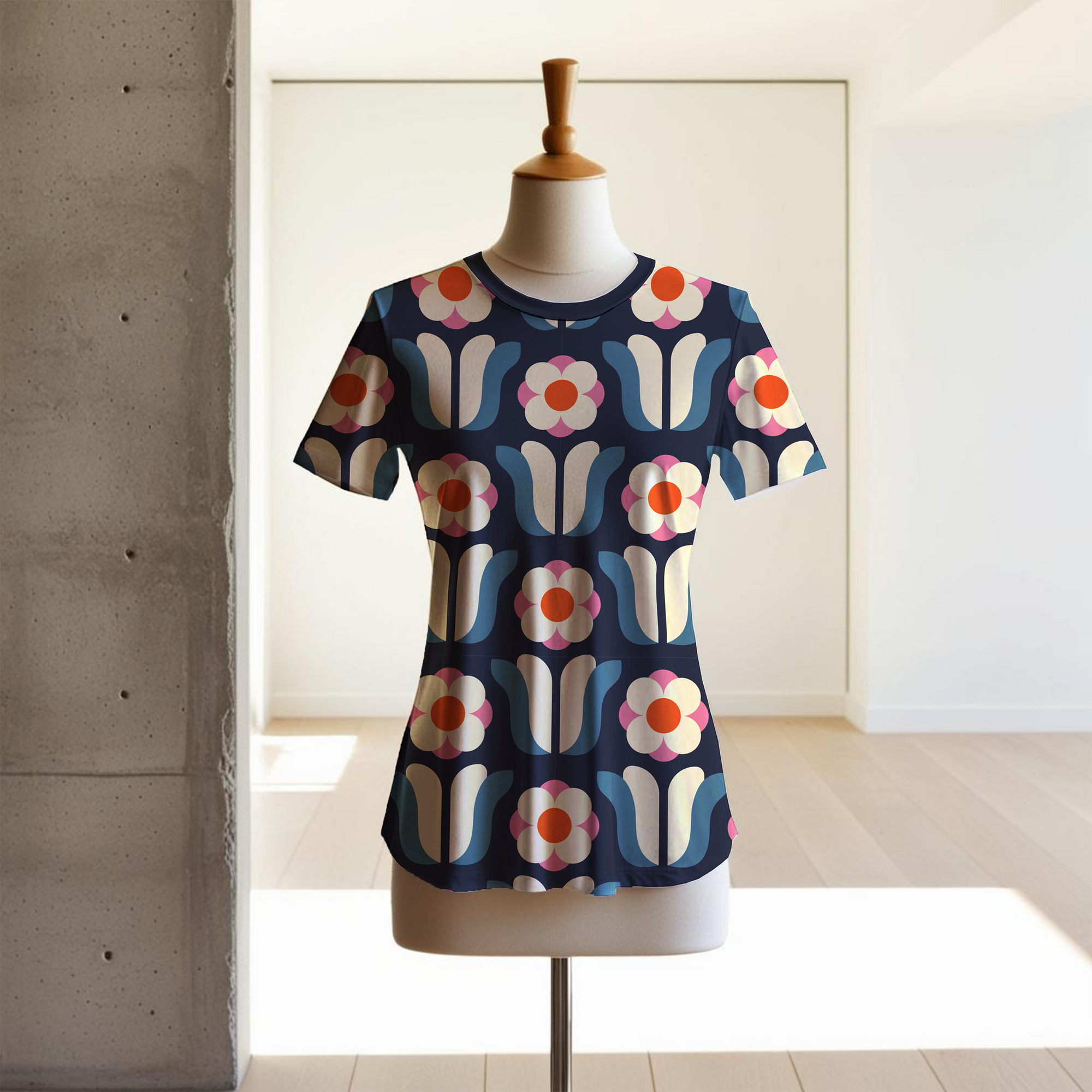 RouCouCou - Cotton Jersey - Retro Daisies