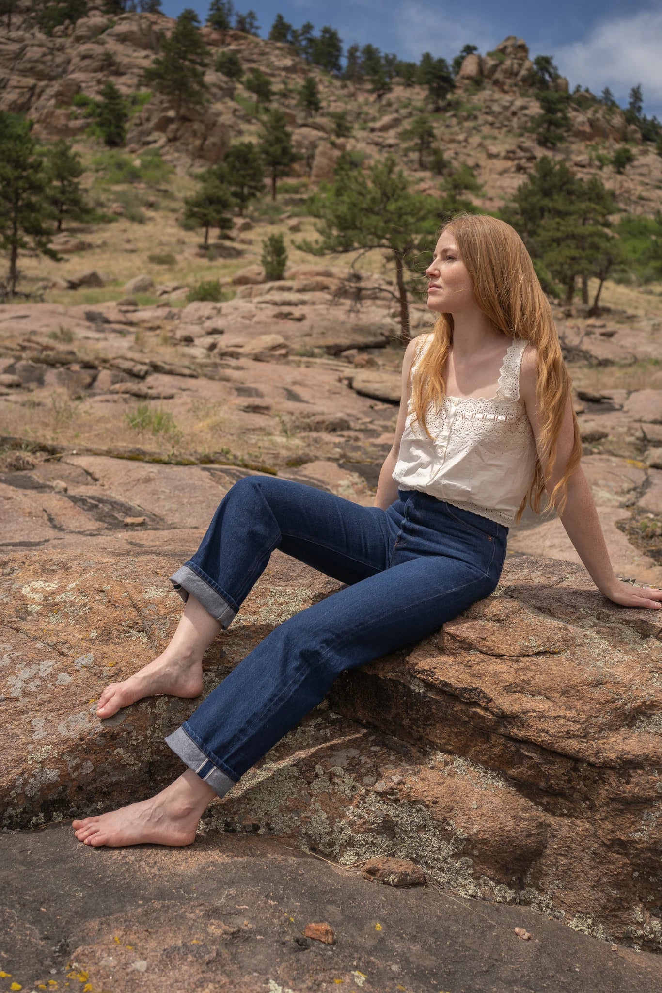 PDF Pattern - Helene Selvedge Jeans | Anna Allen Clothing