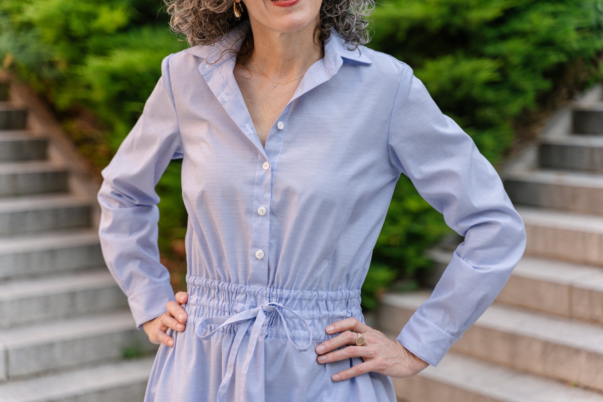PDF Pattern - Tomigaya Shirt Dress | Liesl + Co
