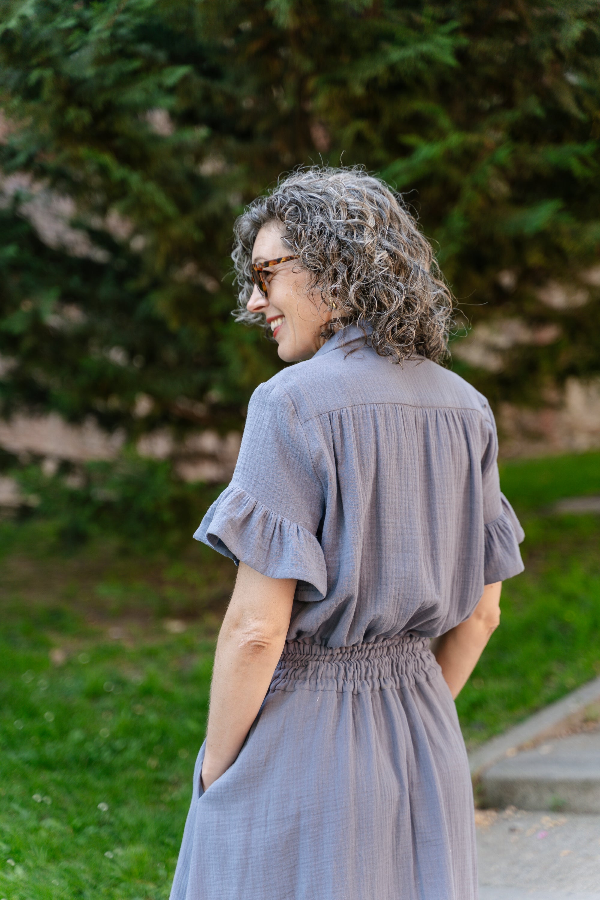 PDF Pattern - Tomigaya Shirt Dress | Liesl + Co
