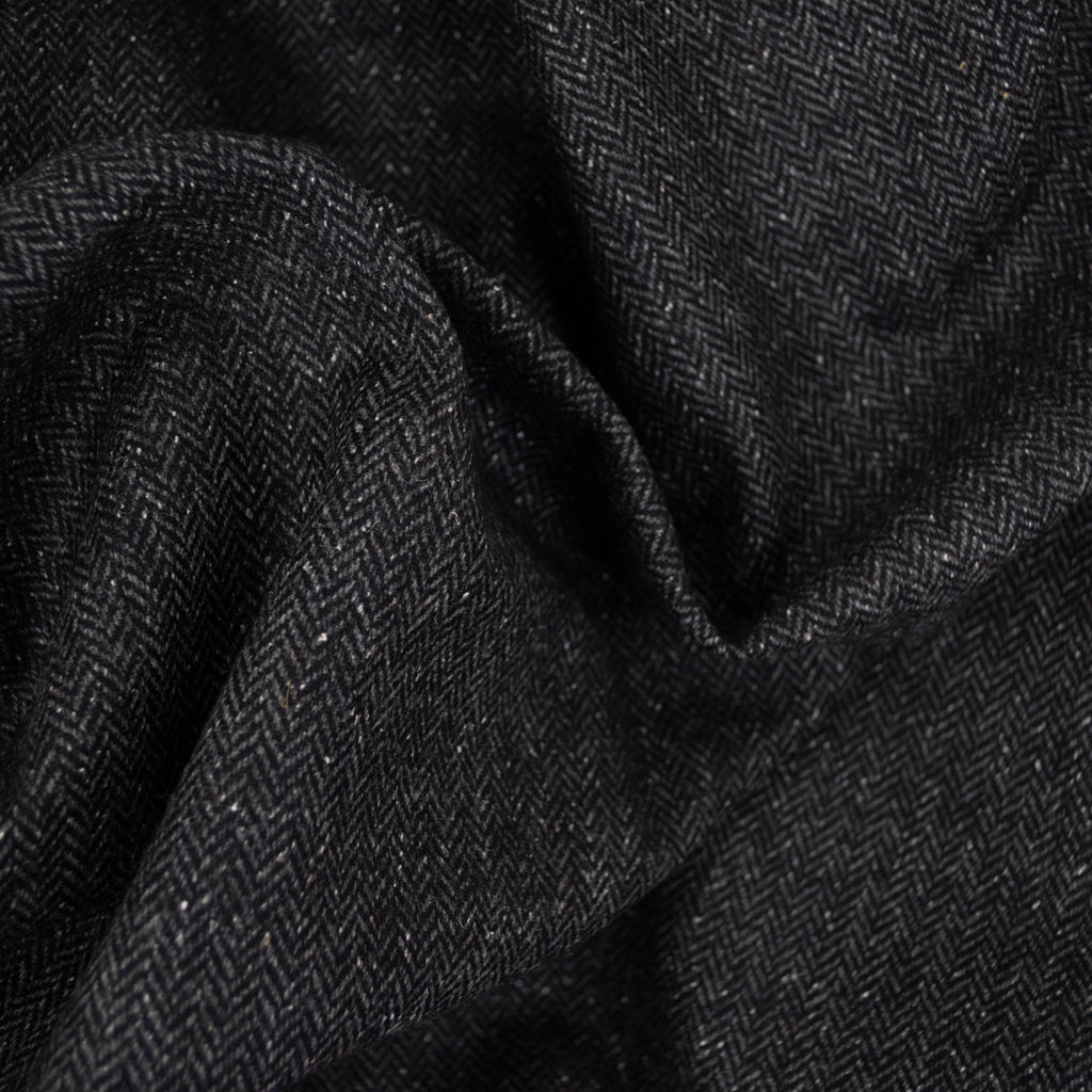 Jacketing - Designer Deadstock - Felt Tweed Herringbone