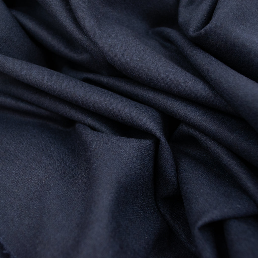 Jacketing - Designer Deadstock - Felt Tweed - Midnight Blue