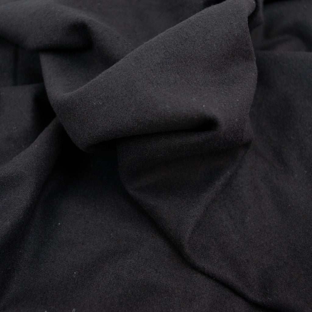 Jacketing - Designer Deadstock - Felt Tweed - Black
