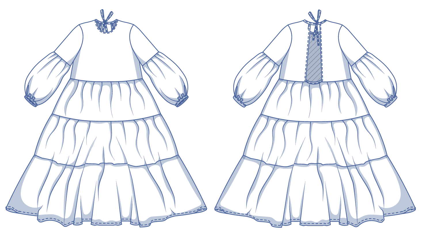 PDF Pattern - Nyla Dress | Fibre Mood