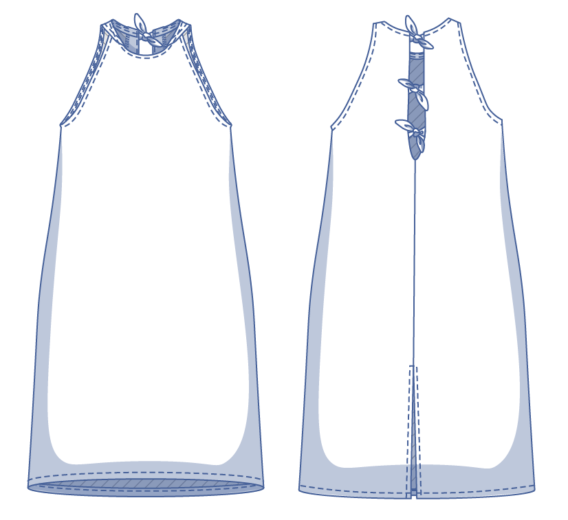PDF Pattern - Ramona Dress | Fibre Mood MaaiDesign Fabrics PDF Pattern - Ramona Dress | Fibre Mood MaaiDesign Fabrics