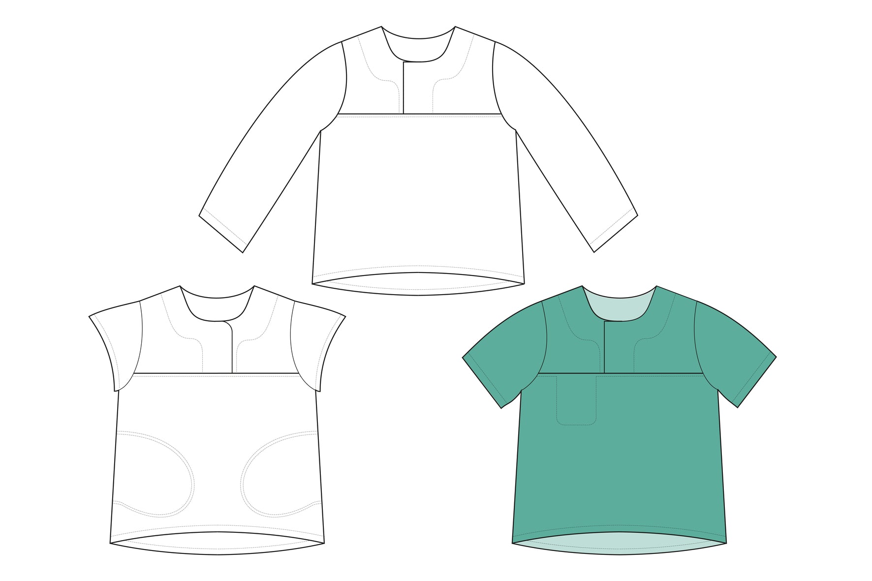 PDF Pattern - Dreamer Shirt | Waves & Wild