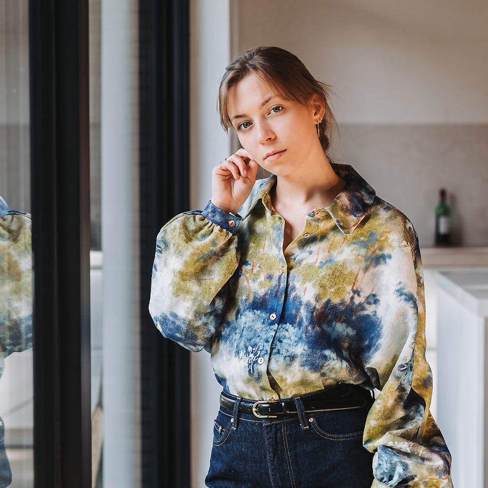 See You At Six - Dreamy Forest - Linen Viscose Blend