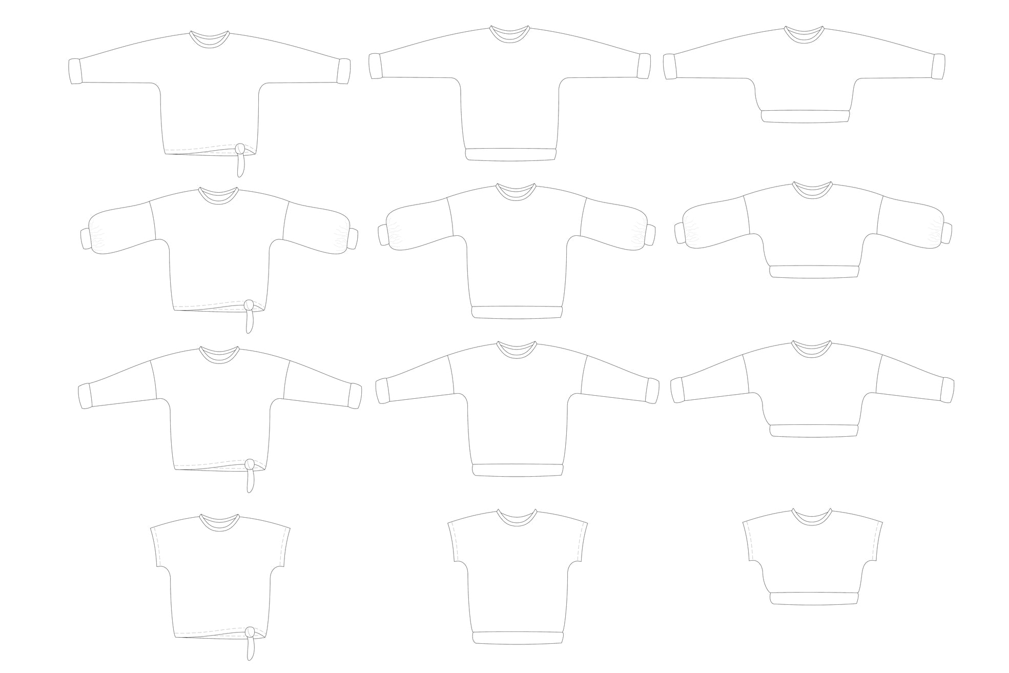 PDF Pattern - Driftwood Dolman Sweatshirt - Child | Waves & Wild