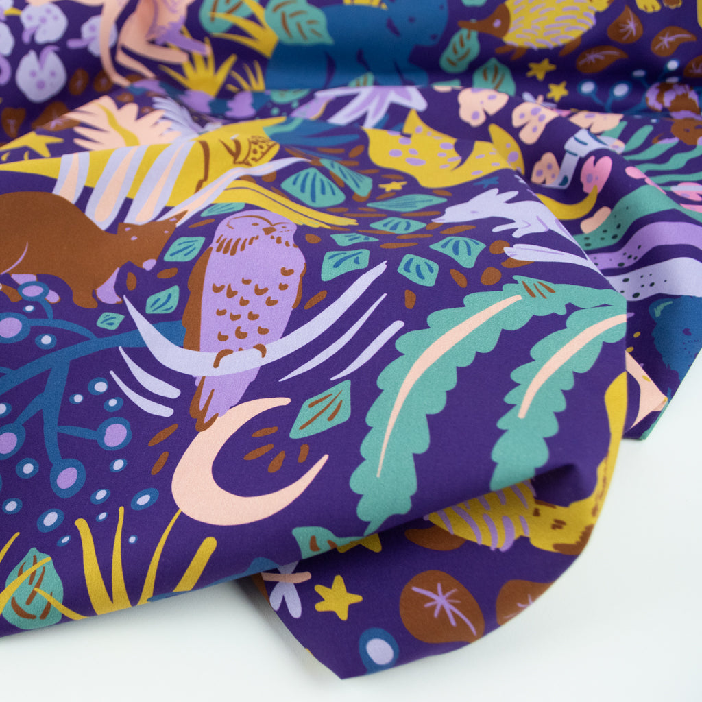 Ellie Whittaker - Organic Cotton Lawn - Nocturne