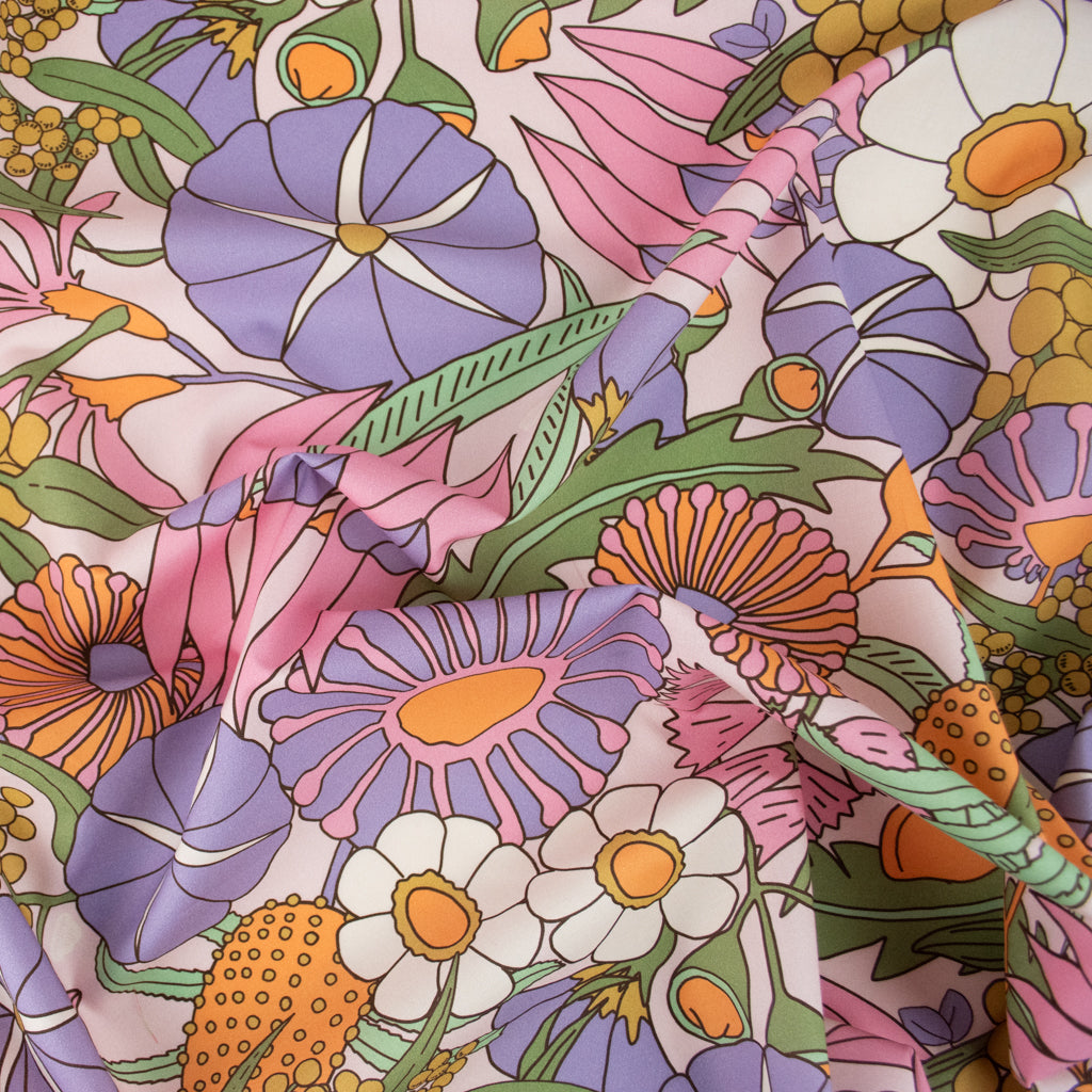 Ellie Whittaker - Organic Cotton Lawn - Sweetpea