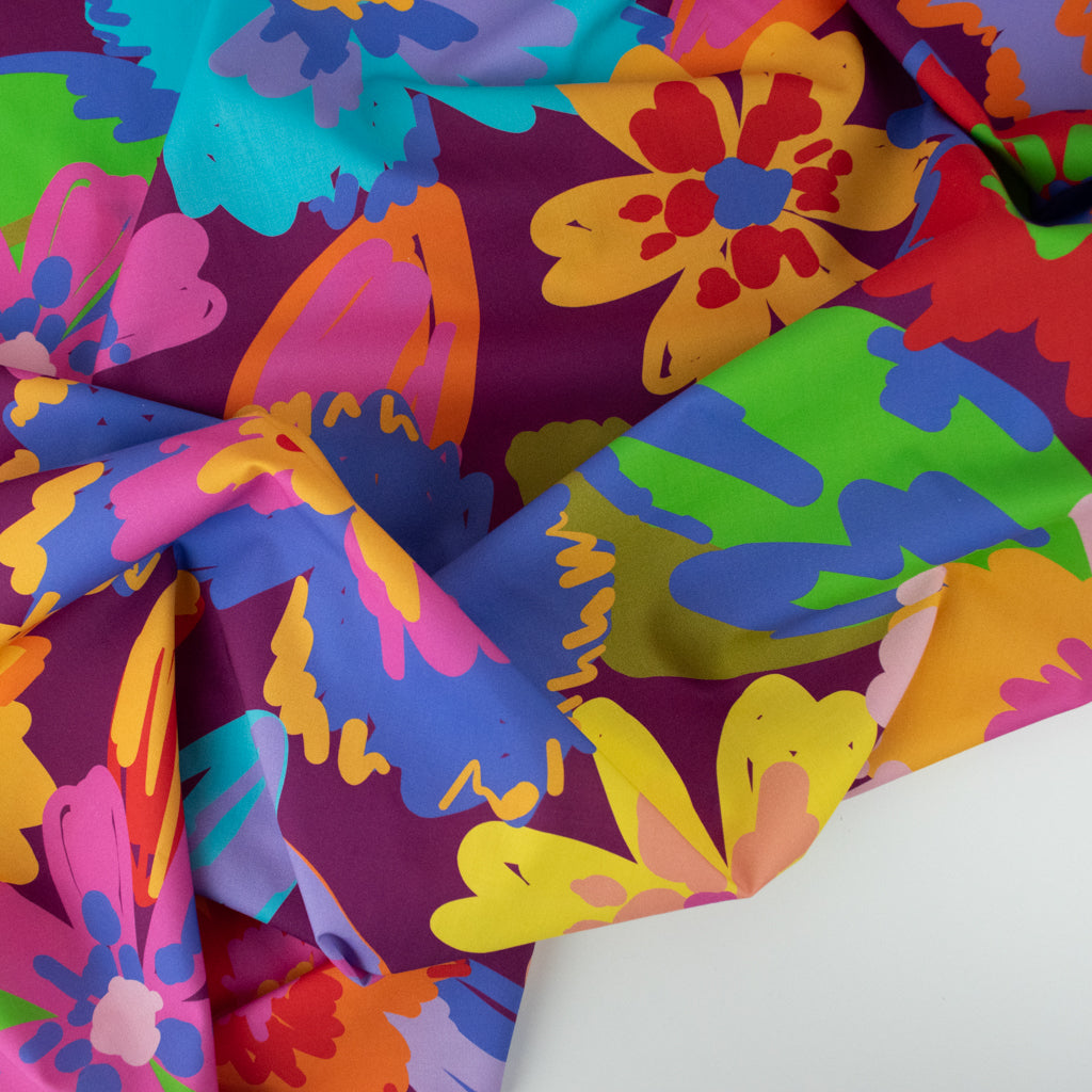 Ellie Whittaker - Organic Cotton Lawn - Posy