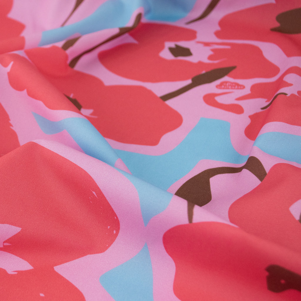 Ellie Whittaker - Organic Cotton Lawn - Pretty Poppies