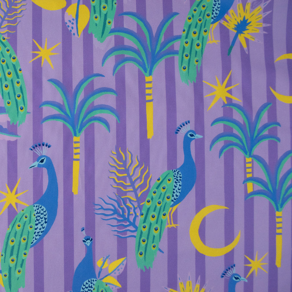 Ellie Whittaker - Organic Cotton Lawn - Peacock Stripe