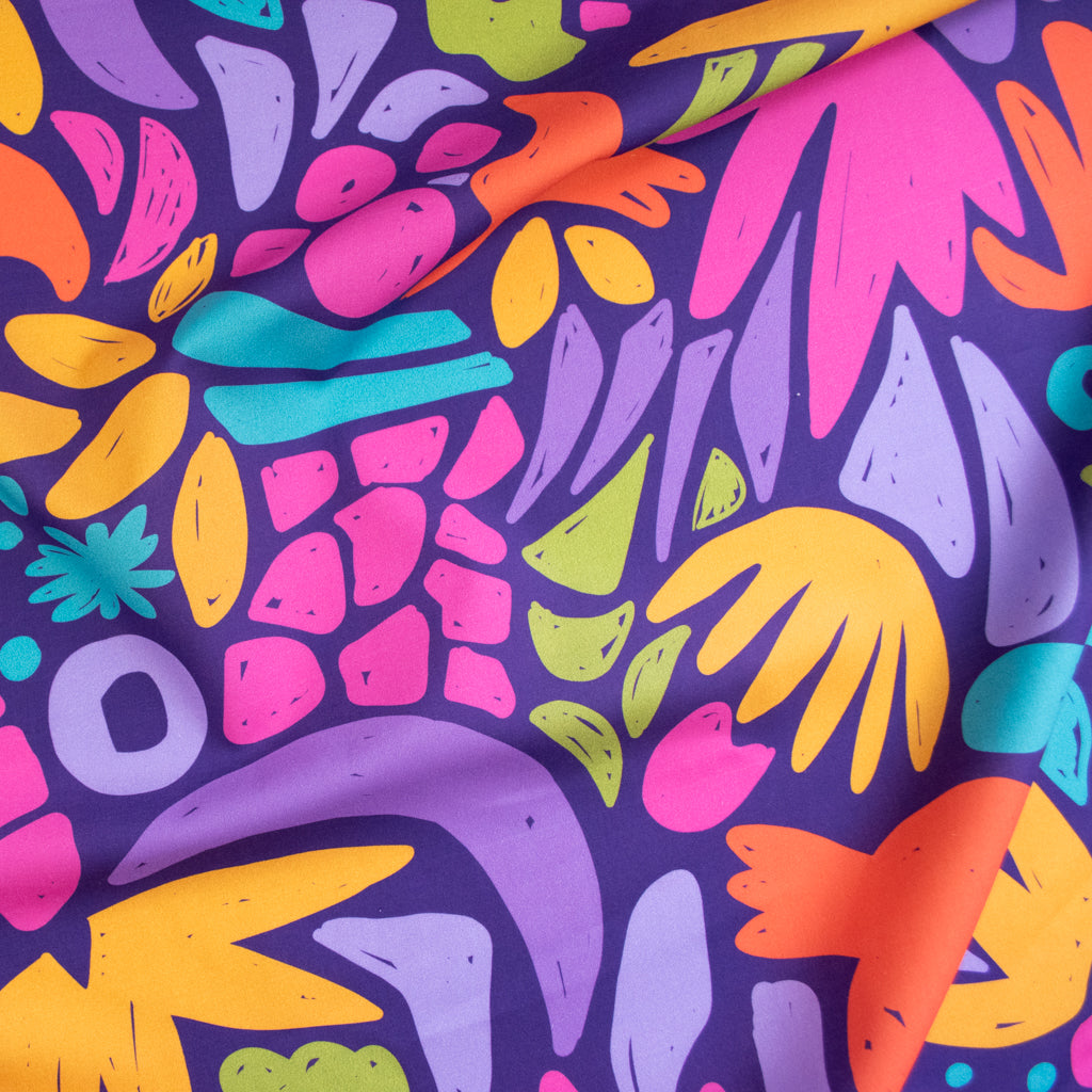 Ellie Whittaker - Organic Cotton Lawn - Forest Flight - Dark