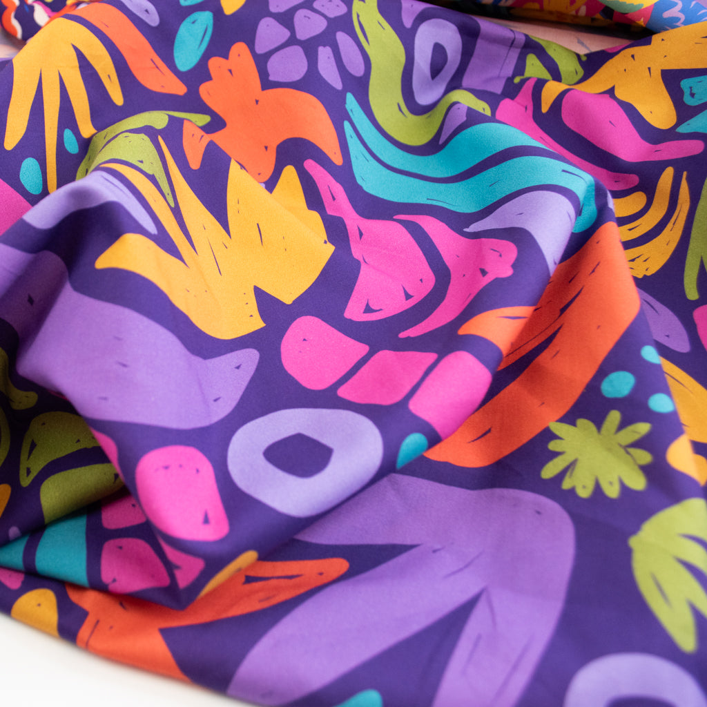Ellie Whittaker - Organic Cotton Lawn - Forest Flight - Dark