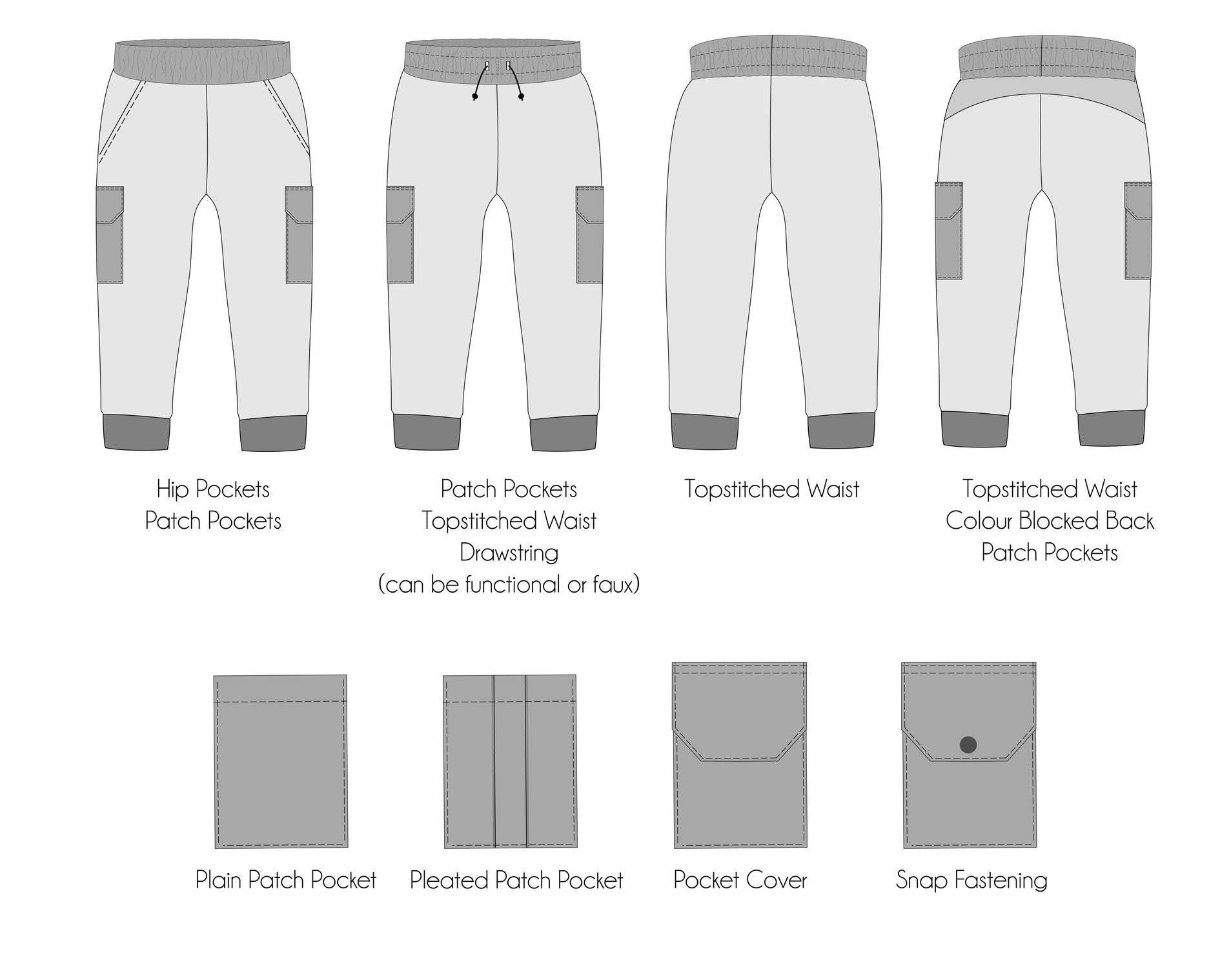 PDF Pattern - Field Trip Joggers - Adult Male/Straight Fit | Waves & Wild