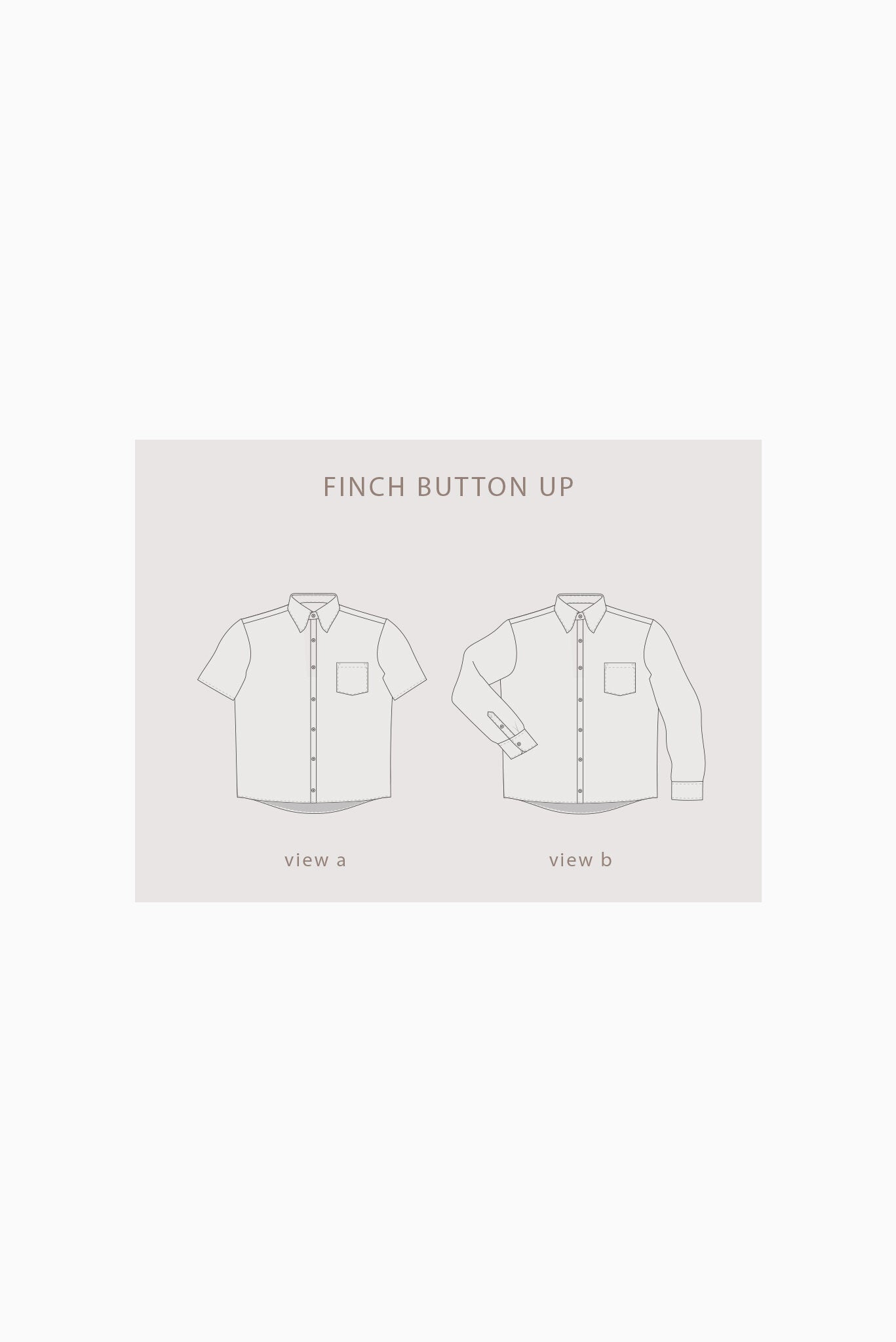 Finch Button Up - Sewing Pattern | Common Stitch