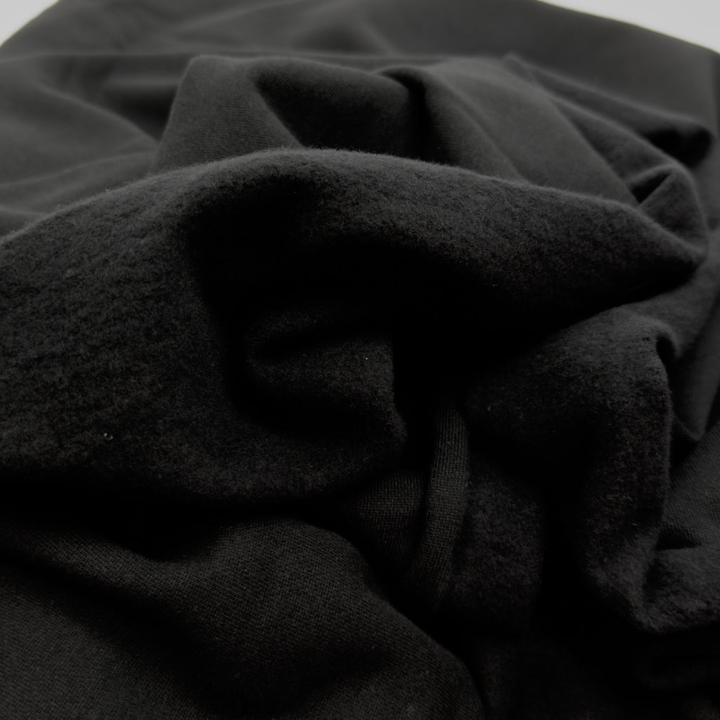 Good Earth Cotton® - Heavy Brushed Sweater Knit - Black