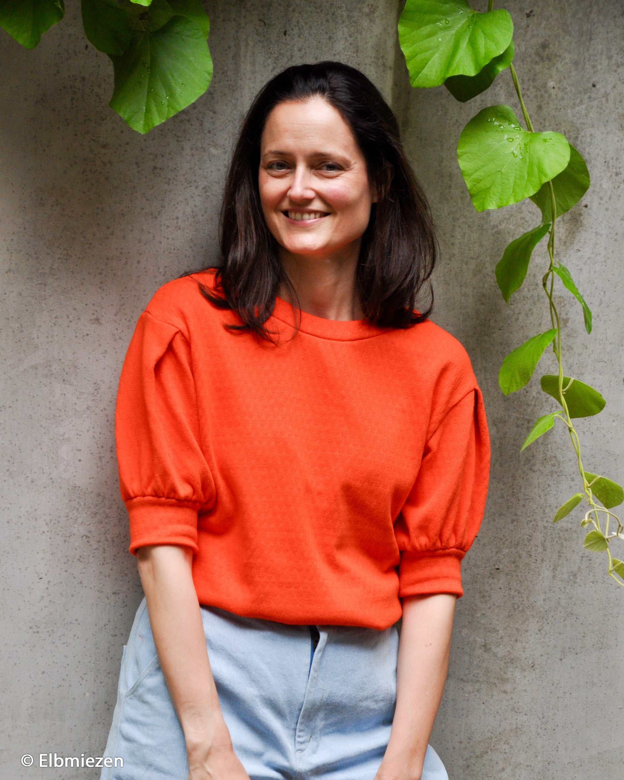 Cardigan Knit - Tangerine