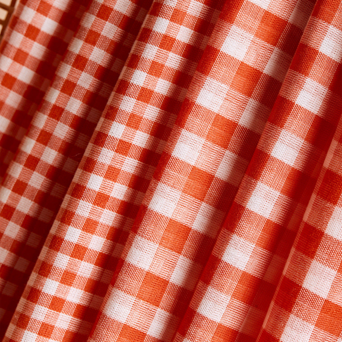 Gingham Double Gauze - Atelier Brunette - Tangerine