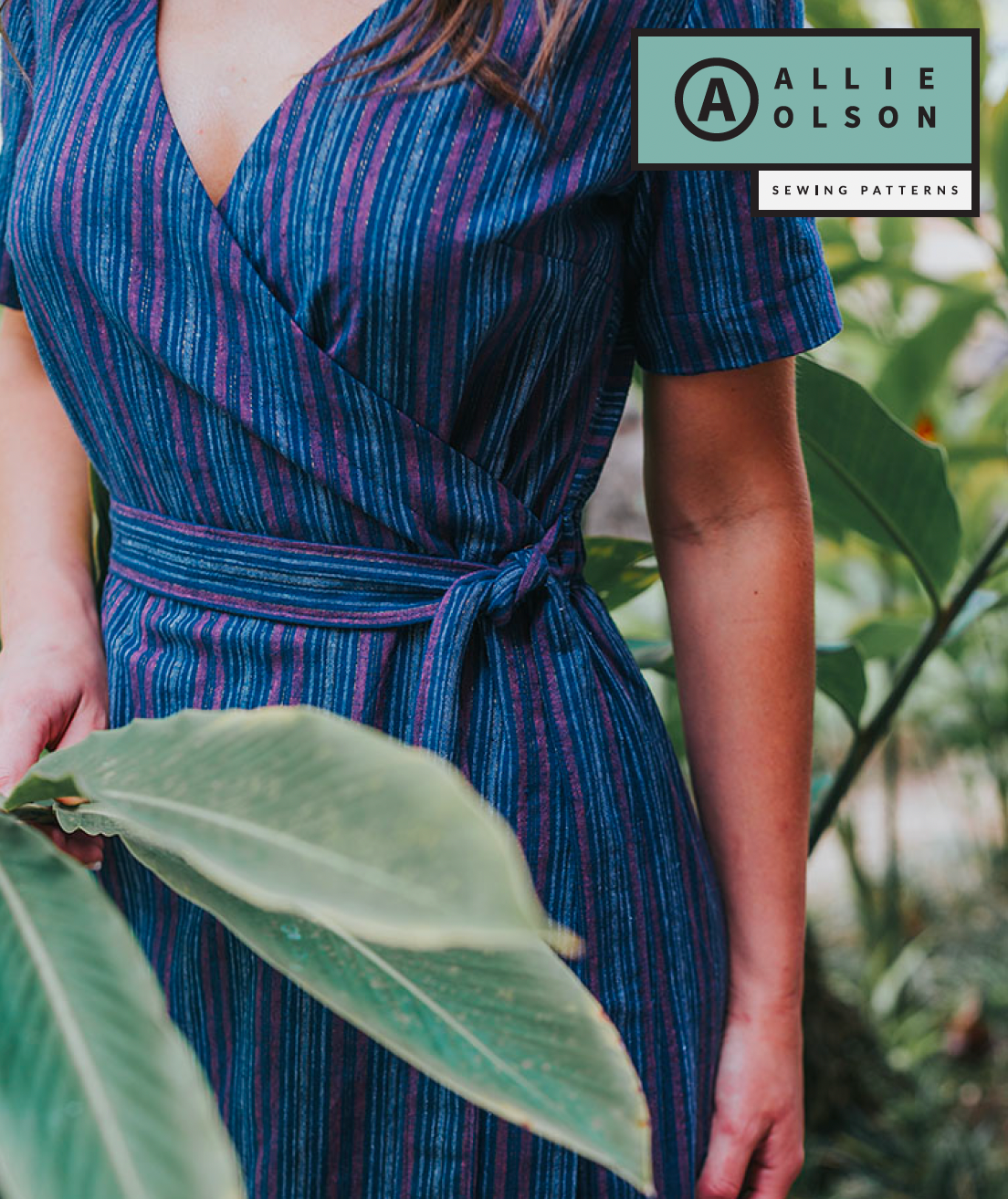 PDF Pattern - Highlands Wrap Dress | Allie Olson