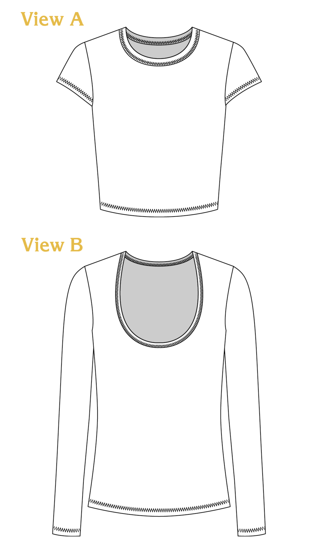 PDF Pattern - Honeygirl Tee | Paradise Patterns