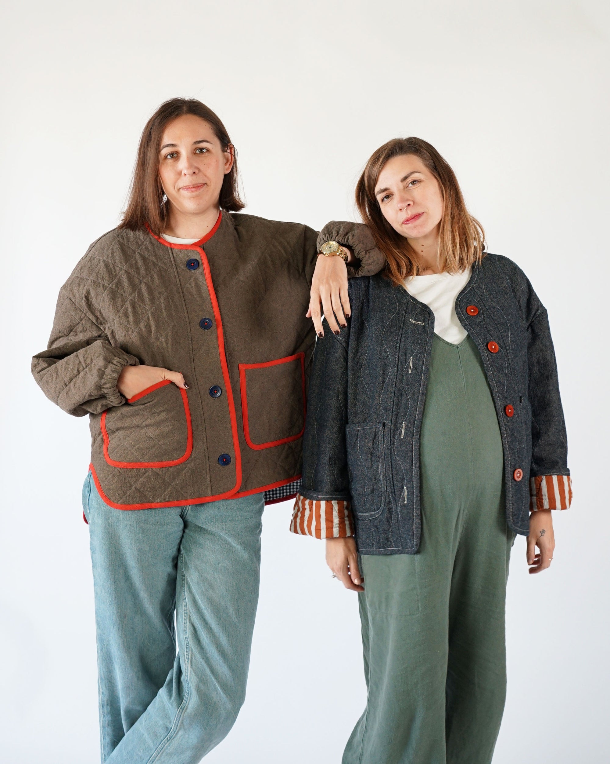 PDF Pattern - Homebody Quilted Jacket | Matchy Matchy Sewing Club