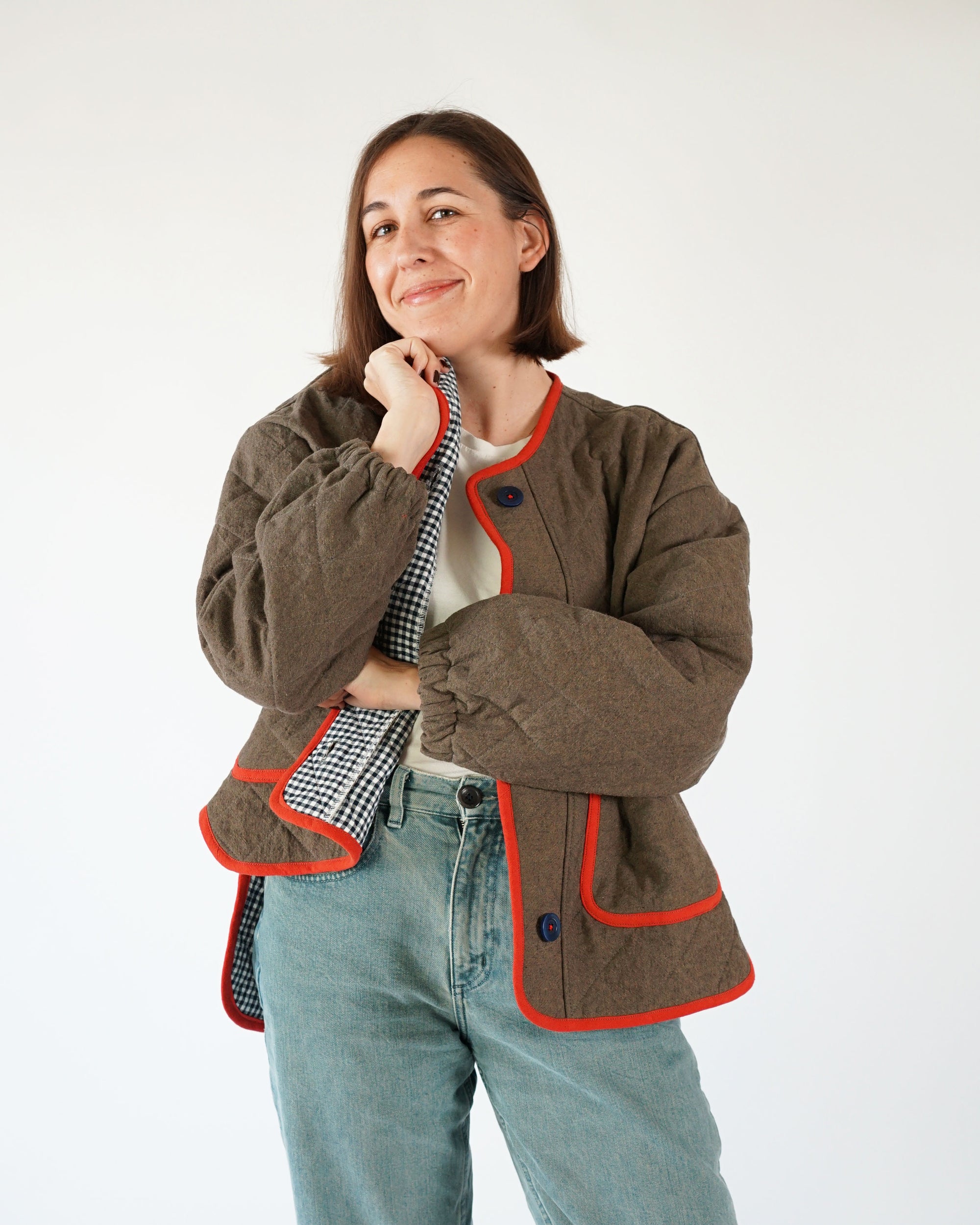 PDF Pattern - Homebody Quilted Jacket | Matchy Matchy Sewing Club