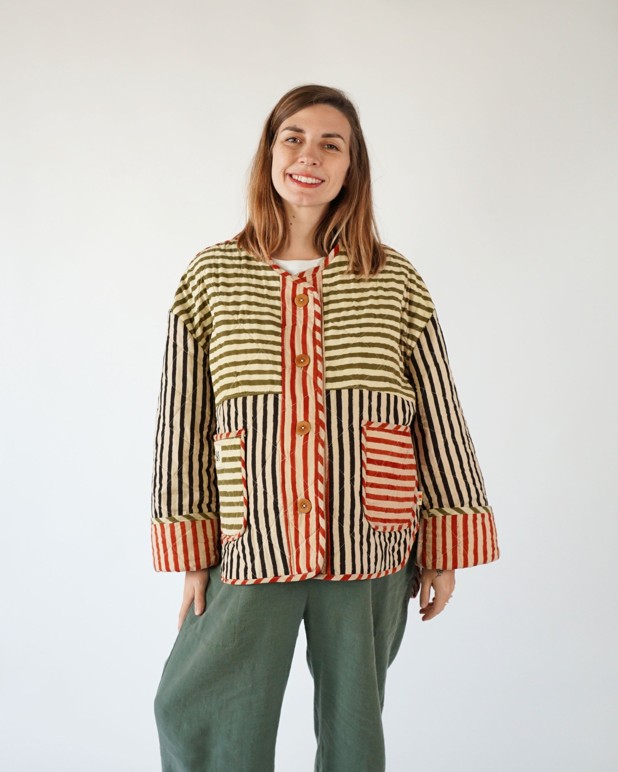 PDF Pattern - Homebody Quilted Jacket | Matchy Matchy Sewing Club