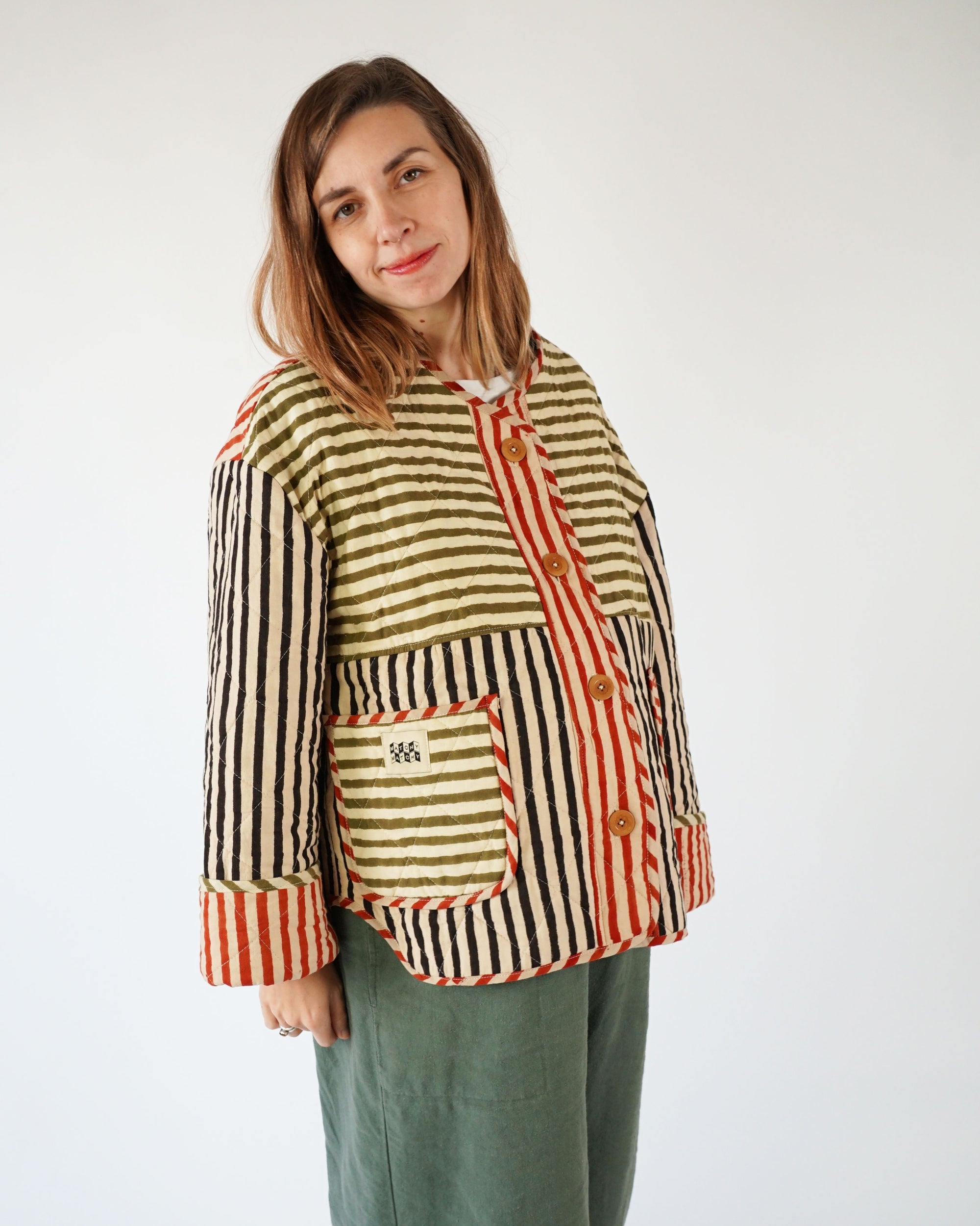 PDF Pattern - Homebody Quilted Jacket | Matchy Matchy Sewing Club