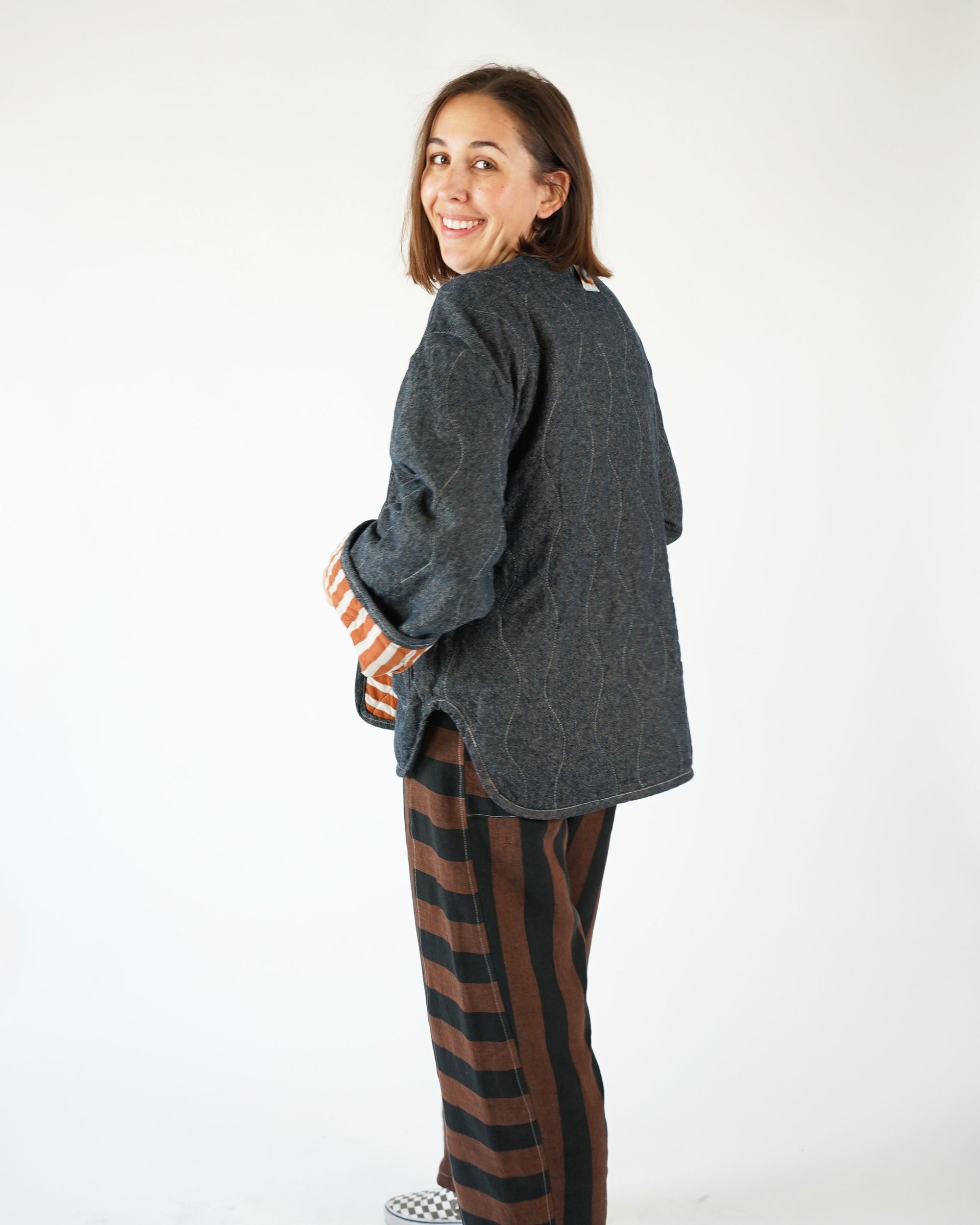 PDF Pattern - Homebody Quilted Jacket | Matchy Matchy Sewing Club
