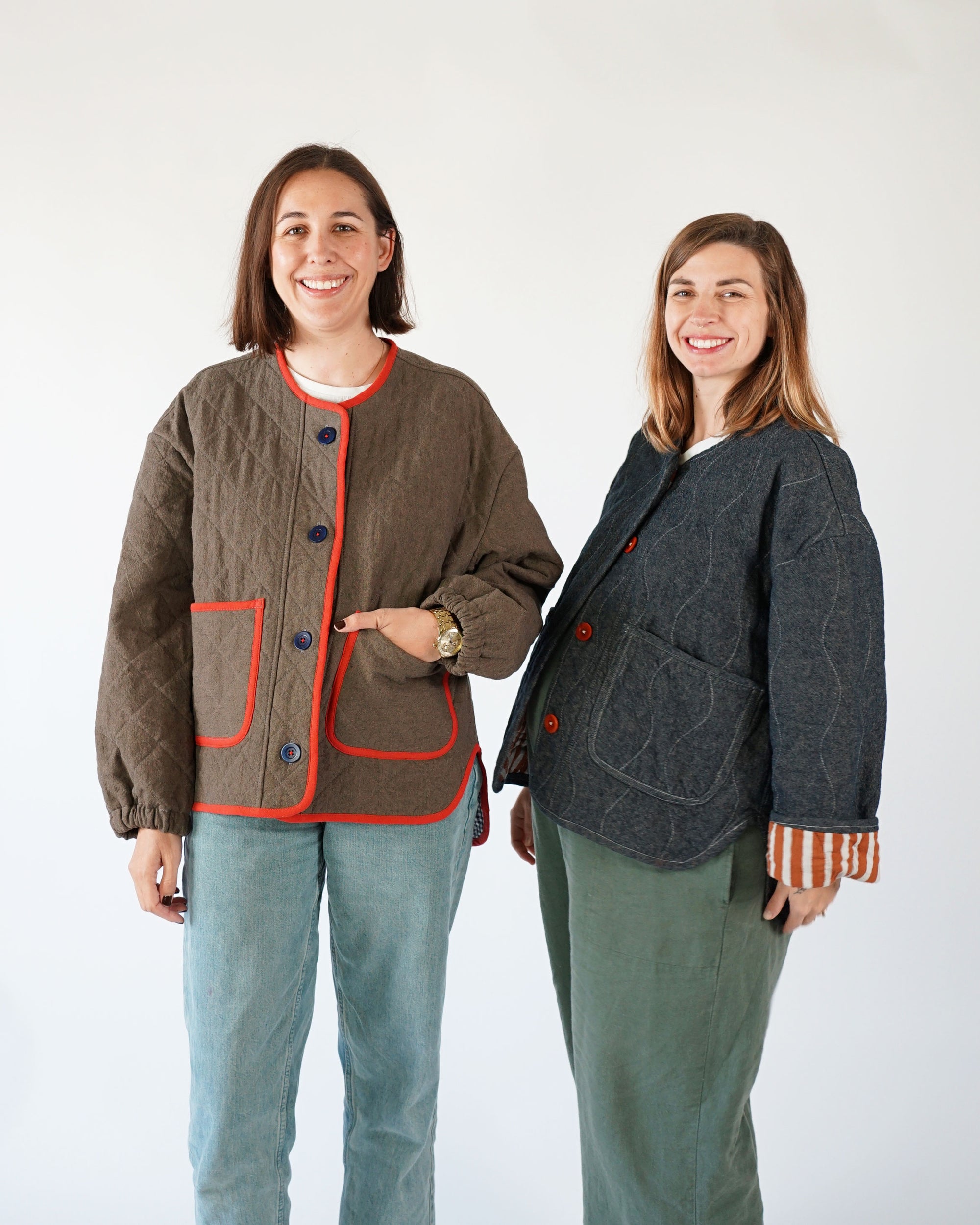 PDF Pattern - Homebody Quilted Jacket | Matchy Matchy Sewing Club