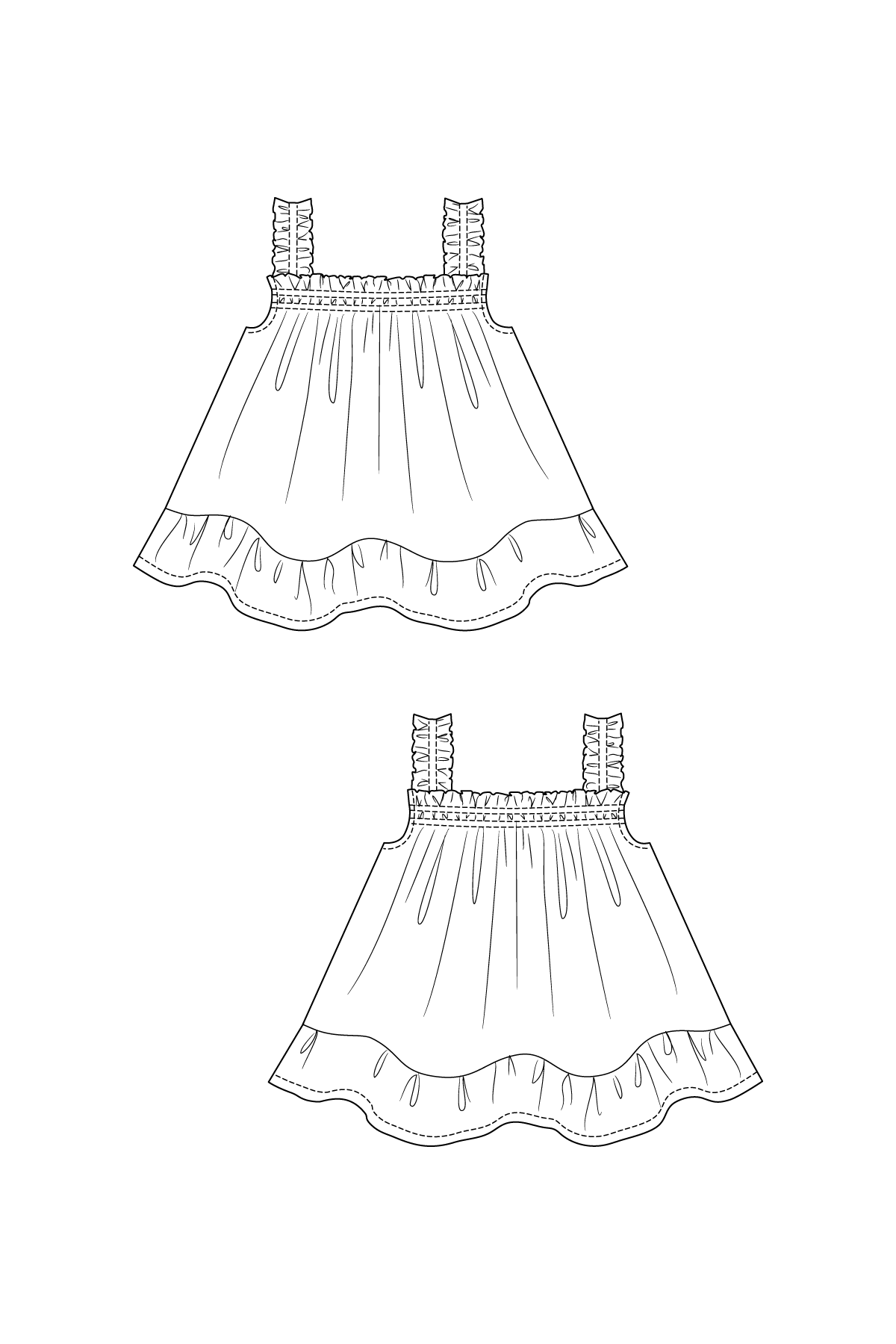 PDF Pattern - Ilma Smock Dress & Top | Named Clothing