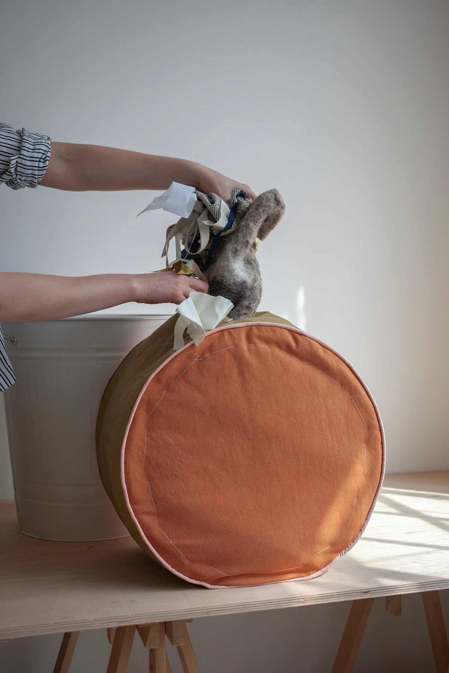 PDF Pattern - Zero Waste Pouffe | The Modern Sewing Co.