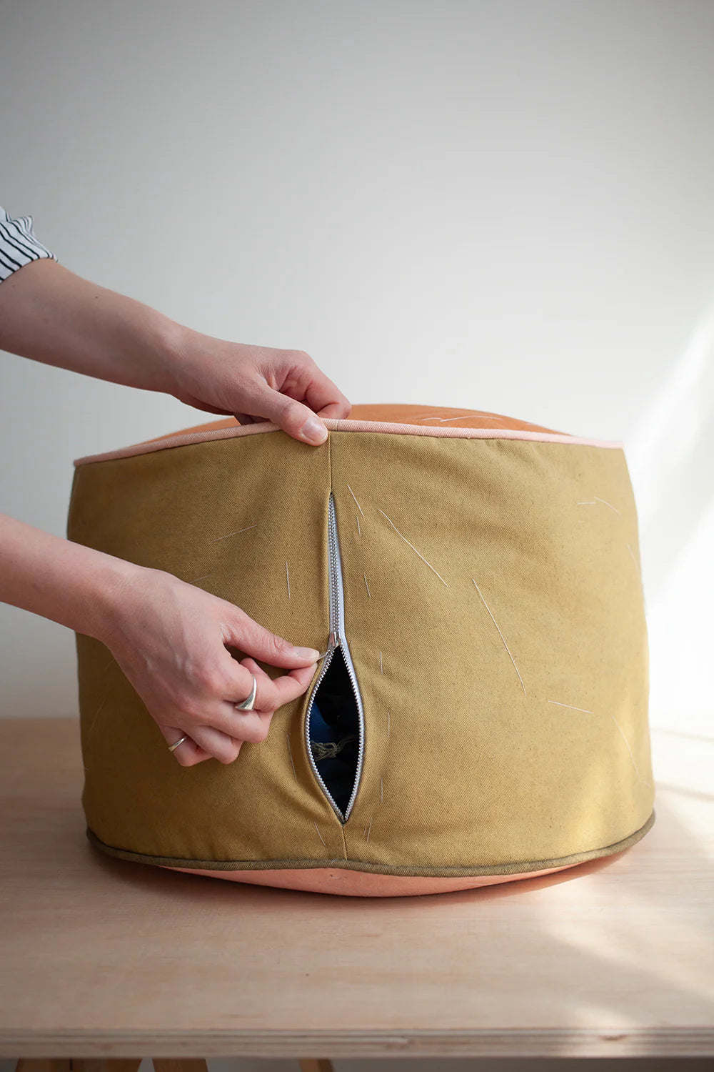 PDF Pattern - Zero Waste Pouffe | The Modern Sewing Co.