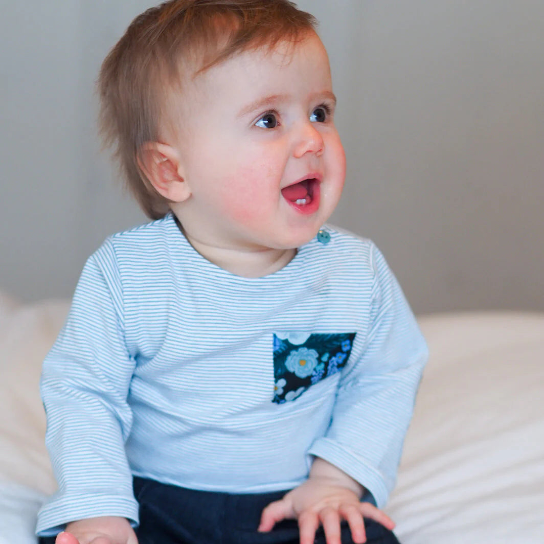 Capecod Sailor Tee Shit - Baby - Sewing Pattern | Ikatee