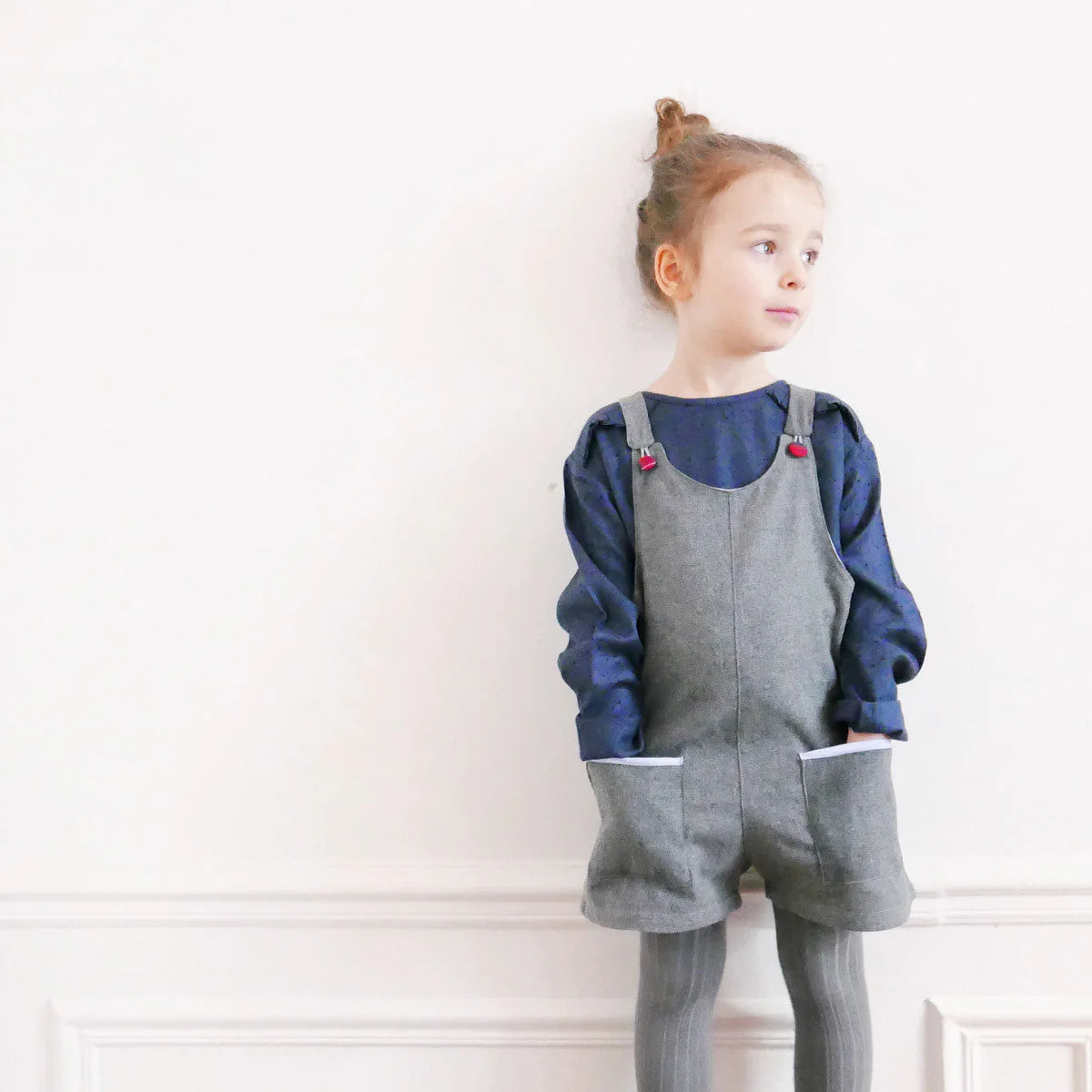 London Dress & Short Overalls - Baby - Sewing Pattern | Ikatee