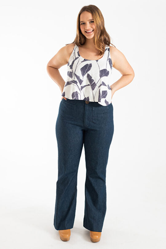 Isle Jeans - Sewing Pattern | Chalk and Notch Patterns